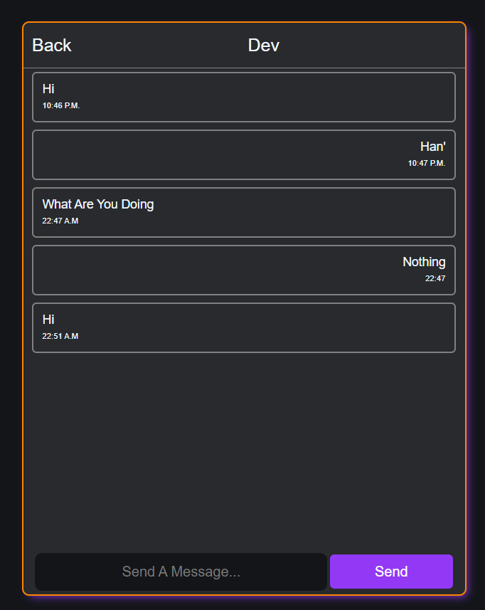 Chat Interface